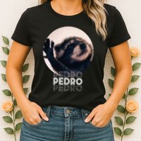 Pedro Racoon Dance Popular Internet Meme Mapache Dance Womens T-Shirt