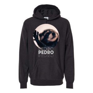 Pedro Racoon Dance Popular Internet Meme Mapache Dance Premium Hoodie