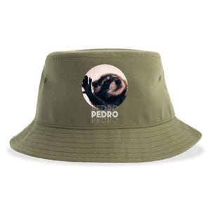 Pedro Racoon Dance Popular Internet Meme Mapache Dance Sustainable Bucket Hat