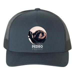 Pedro Racoon Dance Popular Internet Meme Mapache Dance Yupoong Adult 5-Panel Trucker Hat