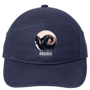 Pedro Racoon Dance Popular Internet Meme Mapache Dance 7-Panel Snapback Hat