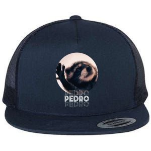 Pedro Racoon Dance Popular Internet Meme Mapache Dance Flat Bill Trucker Hat