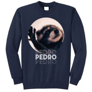 Pedro Racoon Dance Popular Internet Meme Mapache Dance Tall Sweatshirt