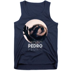 Pedro Racoon Dance Popular Internet Meme Mapache Dance Tank Top