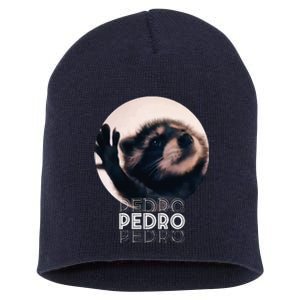 Pedro Racoon Dance Popular Internet Meme Mapache Dance Short Acrylic Beanie