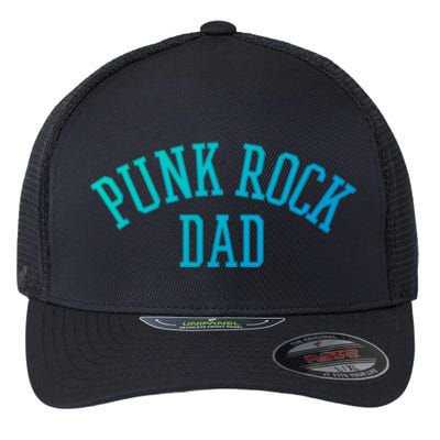 Punk Rock Dad Gift Tattoos Punker Rocker Ska Band Music Funny Gift Flexfit Unipanel Trucker Cap