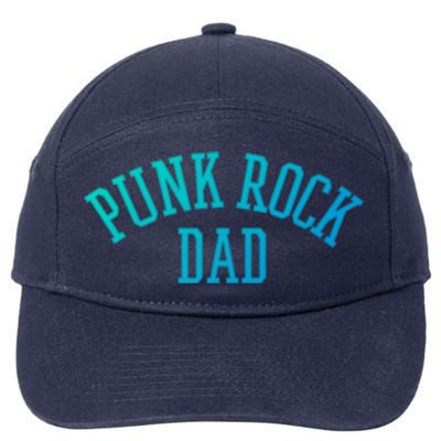 Punk Rock Dad Gift Tattoos Punker Rocker Ska Band Music Funny Gift 7-Panel Snapback Hat