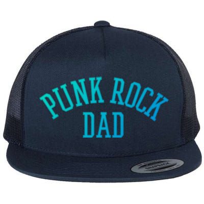 Punk Rock Dad Gift Tattoos Punker Rocker Ska Band Music Funny Gift Flat Bill Trucker Hat