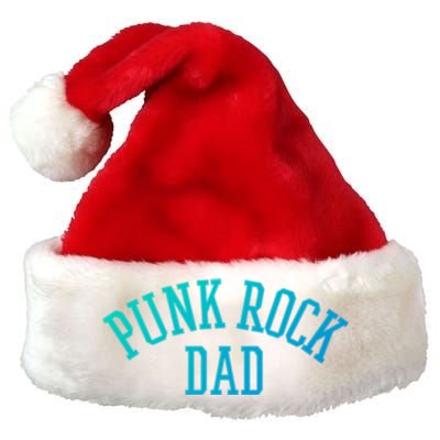 Punk Rock Dad Gift Tattoos Punker Rocker Ska Band Music Funny Gift Premium Christmas Santa Hat