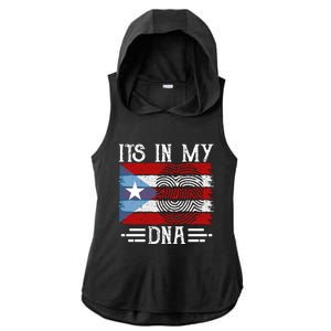 Puerto Rico Dna Ladies PosiCharge Tri-Blend Wicking Draft Hoodie Tank