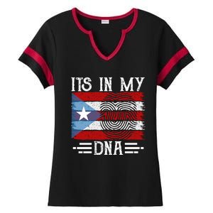 Puerto Rico Dna Ladies Halftime Notch Neck Tee