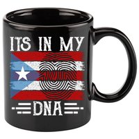 Puerto Rico Dna 11oz C Handle Ceramic Mug