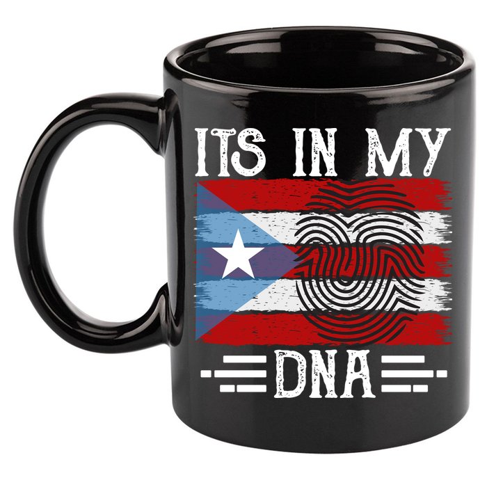Puerto Rico Dna 11oz C Handle Ceramic Mug