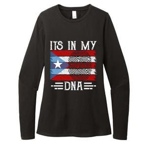 Puerto Rico Dna Womens CVC Long Sleeve Shirt