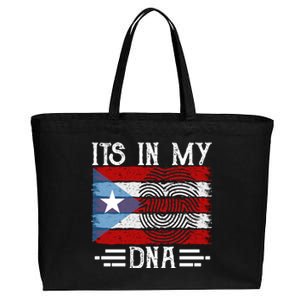 Puerto Rico Dna Cotton Canvas Jumbo Tote