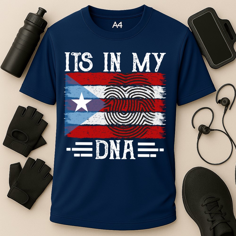 Puerto Rico Dna Cooling Performance Crew T-Shirt