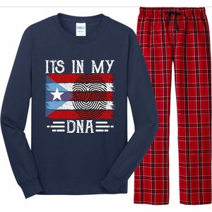 Puerto Rico Dna Long Sleeve Pajama Set