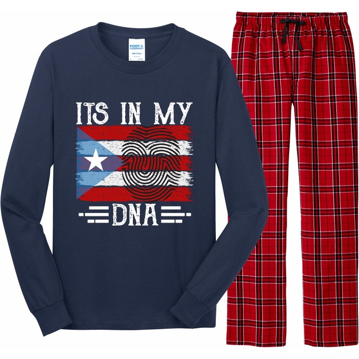 Puerto Rico Dna Long Sleeve Pajama Set