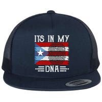 Puerto Rico Dna Flat Bill Trucker Hat