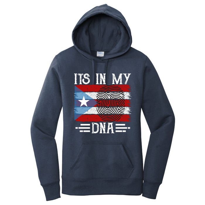 Puerto Rico Dna Women's Pullover Hoodie