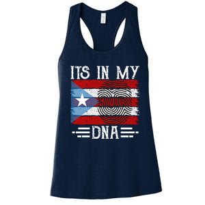 Puerto Rico Dna Women's Racerback Tank