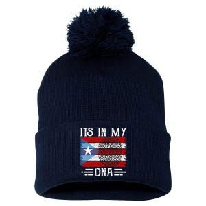 Puerto Rico Dna Pom Pom 12in Knit Beanie