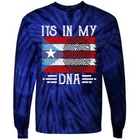 Puerto Rico Dna Tie-Dye Long Sleeve Shirt