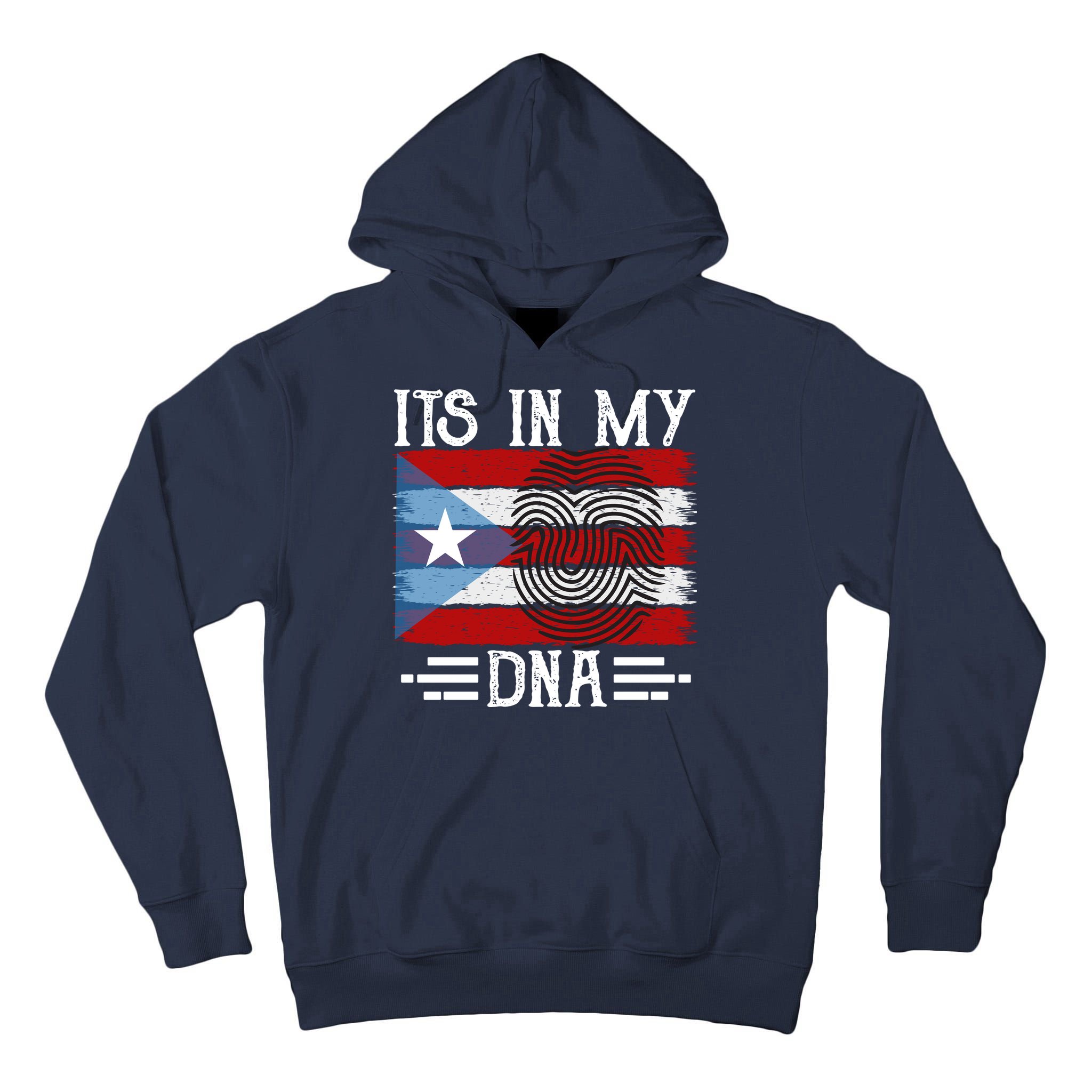 Puerto Rico Dna Tall Hoodie