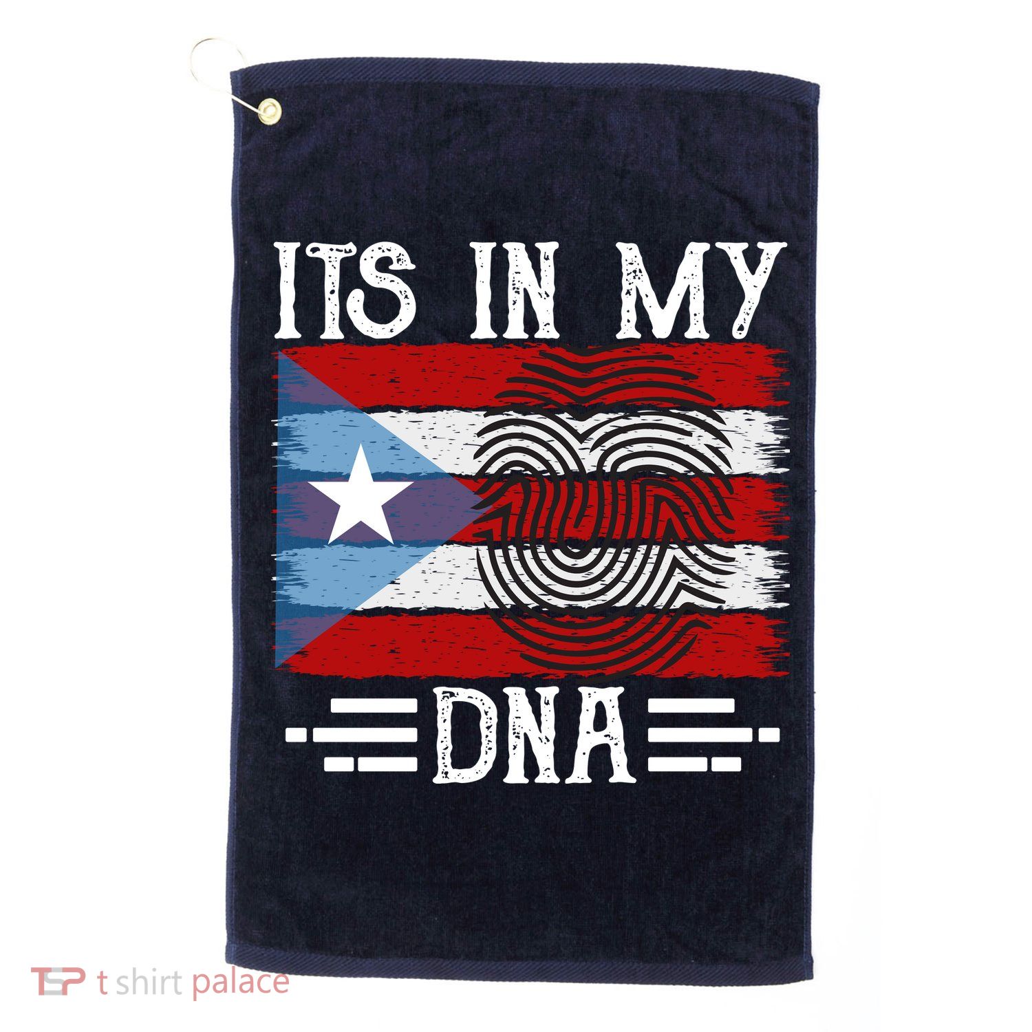 Puerto Rico Dna Golf Towel