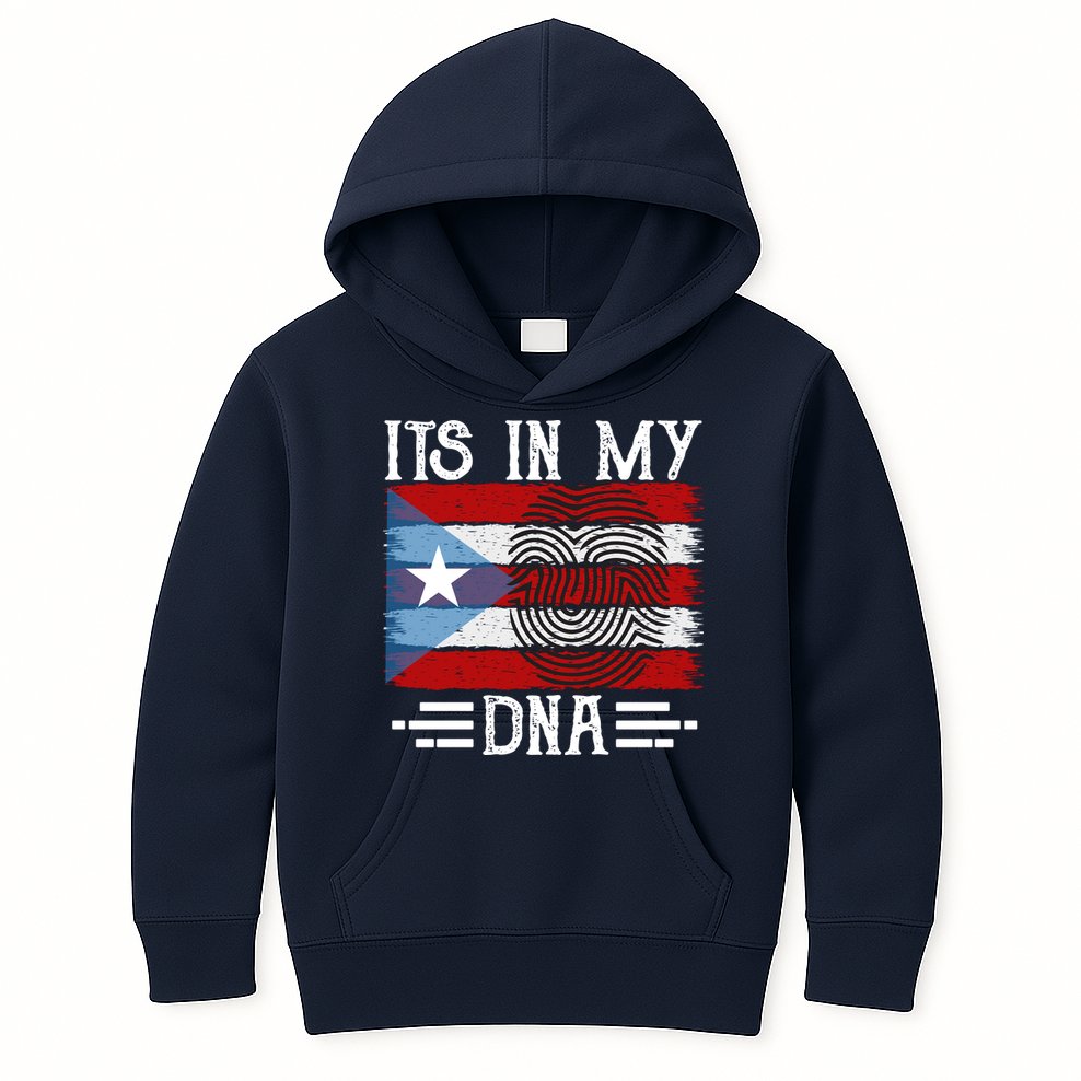Puerto Rico Dna Kids Hoodie