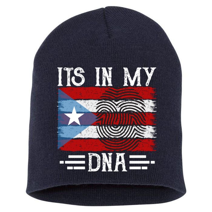 Puerto Rico Dna Short Acrylic Beanie