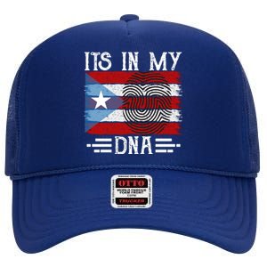 Puerto Rico Dna High Crown Mesh Back Trucker Hat