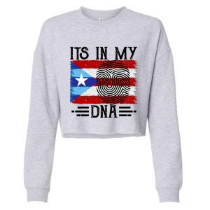 Puerto Rico Dna Cropped Pullover Crew