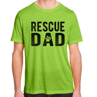 Proud Rescue Dog Dad Fathers Day Animal Lovers Gift Adult ChromaSoft Performance T-Shirt