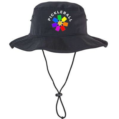Pickleball Rainbow Design Pickleball Lover Bucket Hat