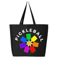 Pickleball Rainbow Design Pickleball Lover 25L Jumbo Tote