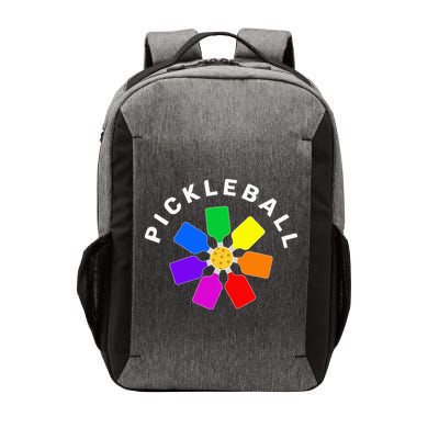Pickleball Rainbow Design Pickleball Lover Vector Backpack