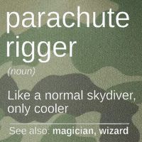 Parachute Rigger Definition Design Skydiving Packer Legacy Tie Dye Trucker Hat