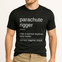 Parachute Rigger Definition Design Skydiving Packer Performance Shirt