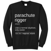 Parachute Rigger Definition Design Skydiving Packer Sweatshirt
