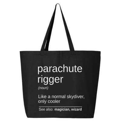 Parachute Rigger Definition Design Skydiving Packer 25L Jumbo Tote