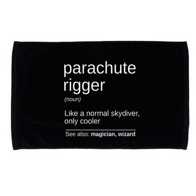 Parachute Rigger Definition Design Skydiving Packer Microfiber Hand Towel