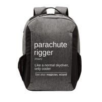 Parachute Rigger Definition Design Skydiving Packer Vector Backpack
