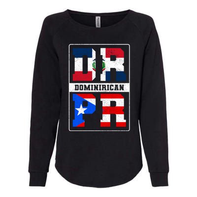 Puerto Rican Dominican Republic Dominirican Flag Pride Cute Gift Womens California Wash Sweatshirt