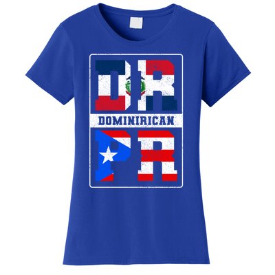 Puerto Rican Dominican Republic Dominirican Flag Pride Cute Gift Women's T-Shirt