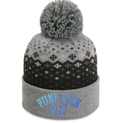 Punk Rock Dad Gift Tattoos Punker Rocker Ska Band Music Funny Gift The Baniff Cuffed Pom Beanie