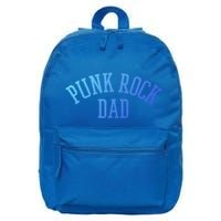 Punk Rock Dad Gift Tattoos Punker Rocker Ska Band Music Funny Gift 16 in Basic Backpack