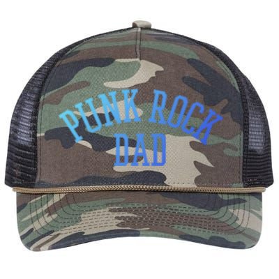 Punk Rock Dad Gift Tattoos Punker Rocker Ska Band Music Funny Gift Retro Rope Trucker Hat Cap