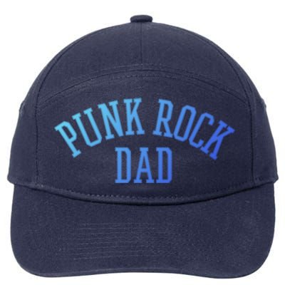 Punk Rock Dad Gift Tattoos Punker Rocker Ska Band Music Funny Gift 7-Panel Snapback Hat