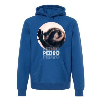 Pedro Racoon Dance Popular Internet Meme Mapache Dance Premium Hoodie